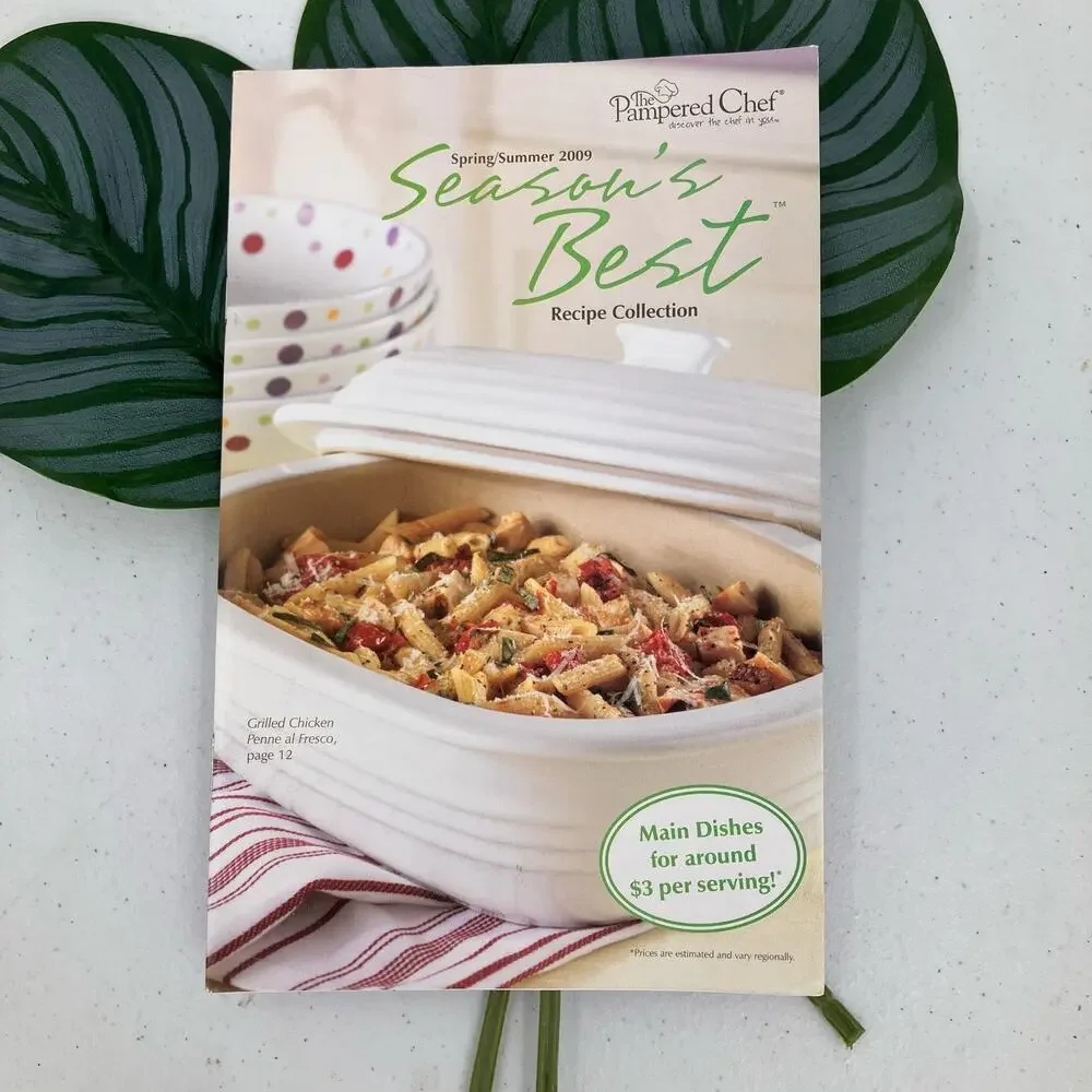 The Pampered Chef Season's Best 2009 Spring Recipe Collection Paperback Cookbook
